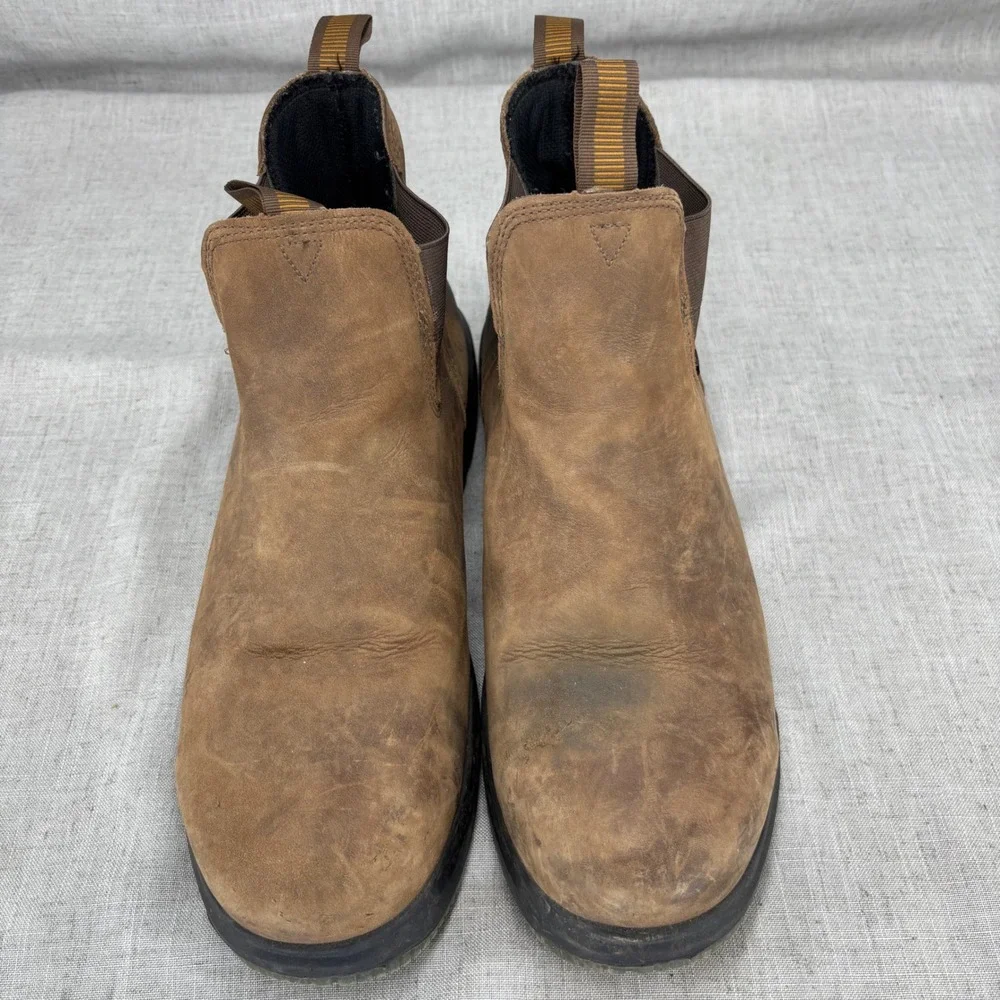 Georgia Boot LX Point Ultra CT Chelsea Work Boots Brown Leather Men's Size 13